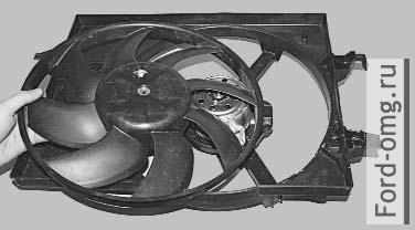 Снятие и установка электродвигателя вентилятора радиатора системы охлаждения