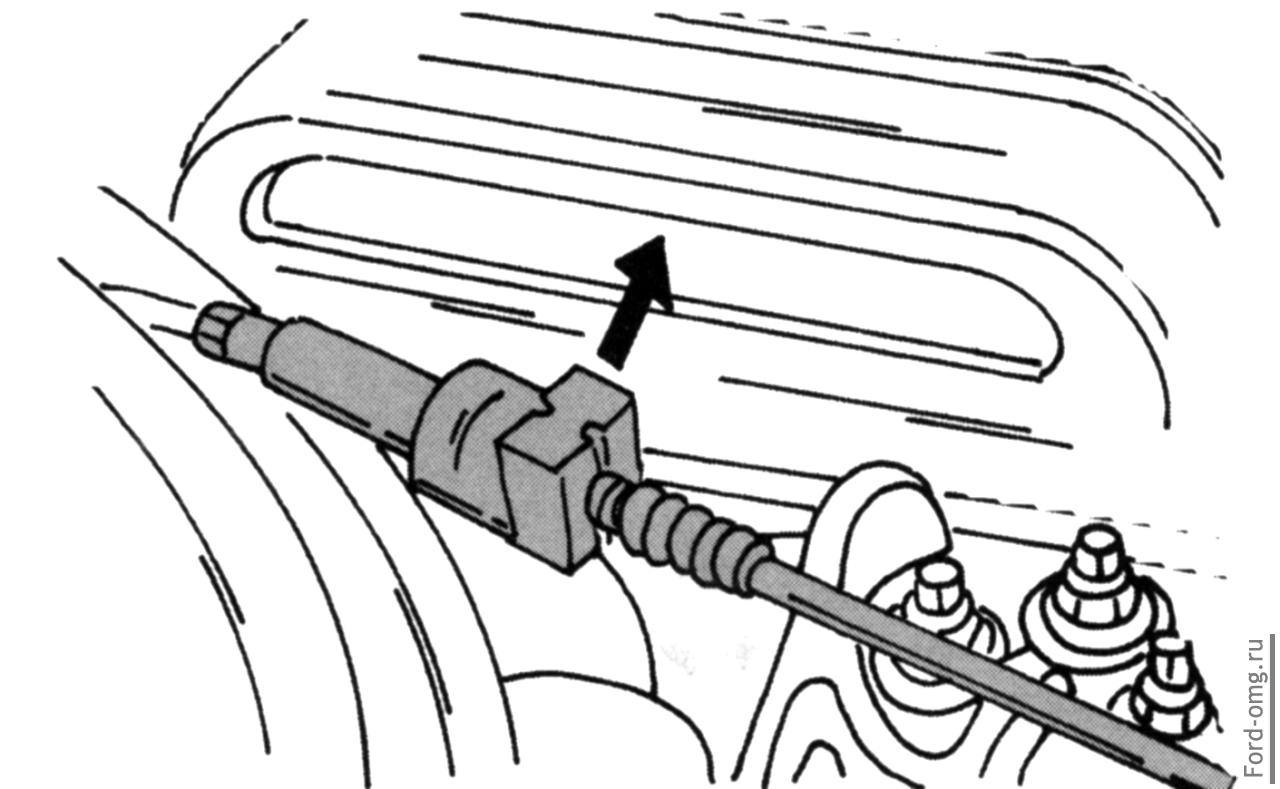 5.7. Регулировка тросика дроссельной заслонки