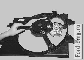 Снятие и установка электровентилятора радиатора системы охлаждения