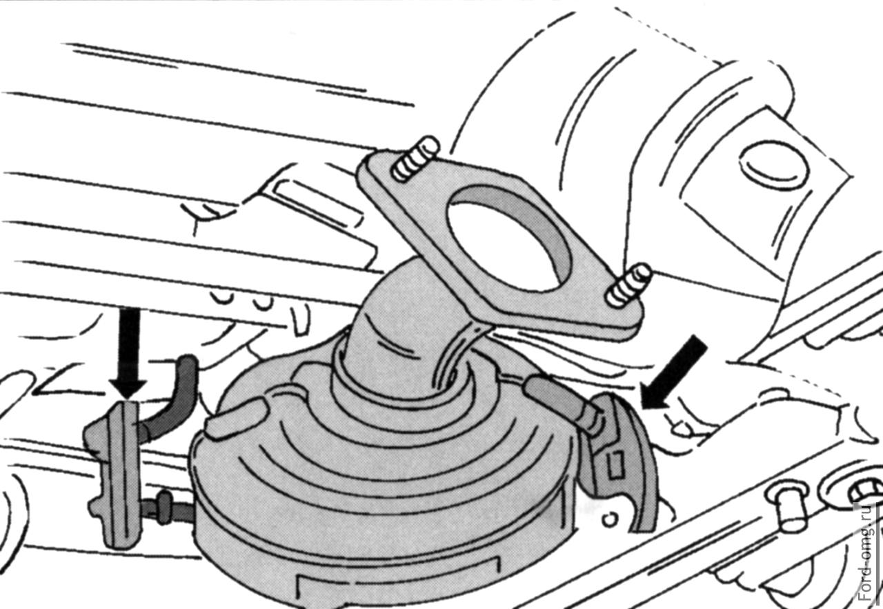 18.2.2. Снятие и установка каталитического нейтрализатора
