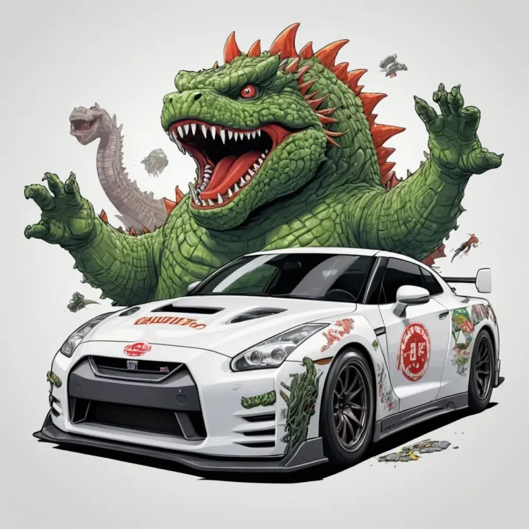 Как Nissan GT-R получил прозвище Годзилла