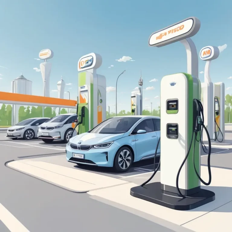 Заправки с зарядкой для EV в России